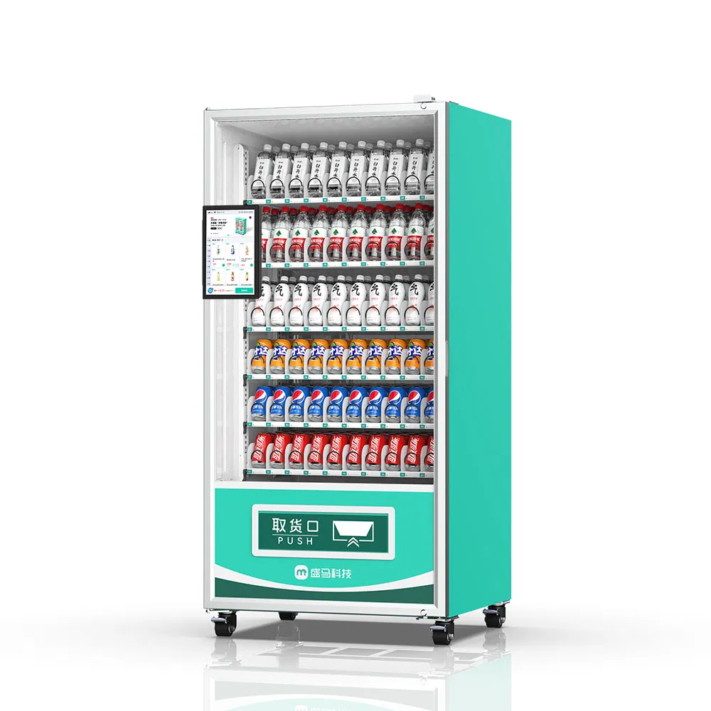 School Combo Vending Machine Healthy Drinks Nutritious Snacks Dispenser