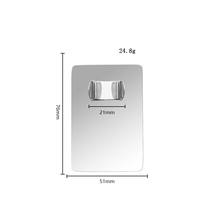 Мини-палитра для смешивания косметики из нержавеющей стали