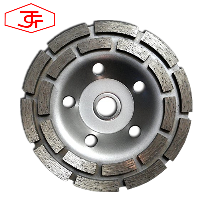 High Quality Double Diamond Grinding Cup Wheel for Cutting Marble
