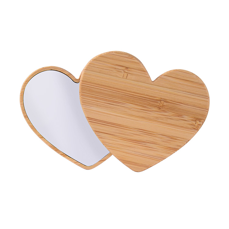 Heart-Shaped Universal Mirror Portable Makeup Mirror Cosmetic Mirror