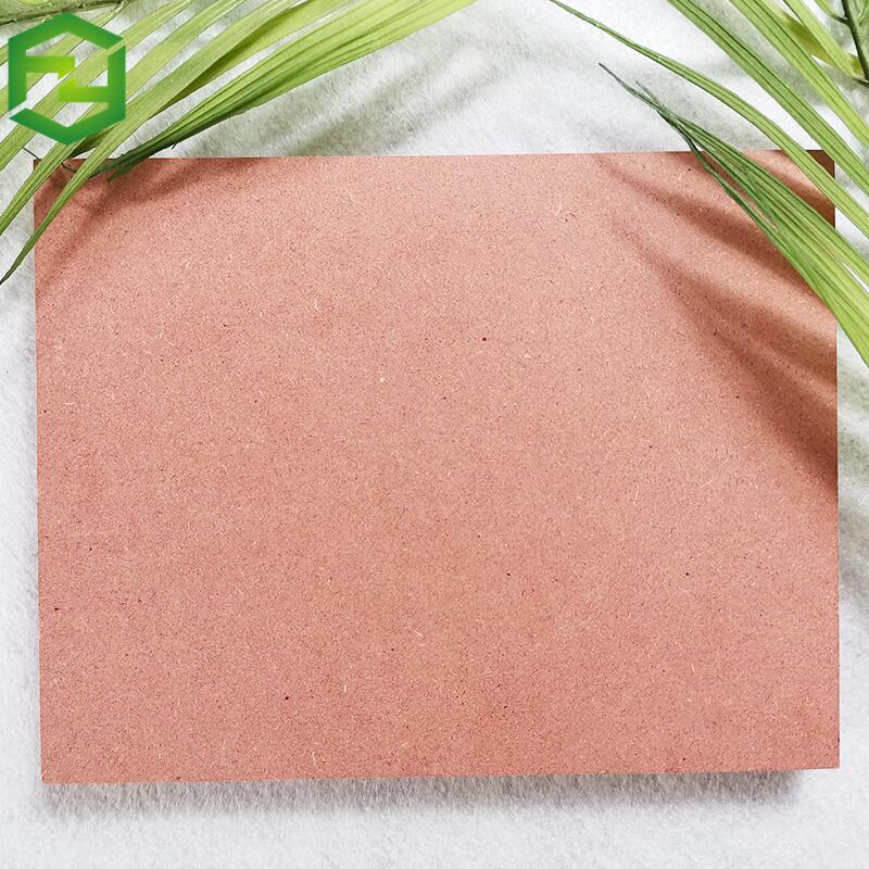 1220X2440X18mm B1 Red Color Fireproof Fire Retardant Fiberboard MDF/HDF Board