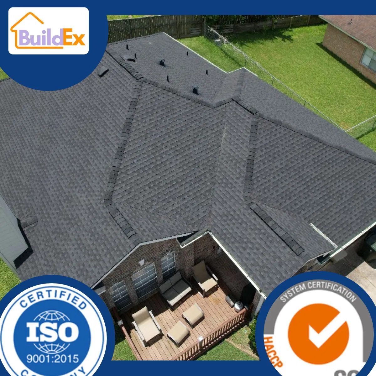 Factory Price Cheapest Roofing Asphalt Sheet Hoist Roof Shingles Roof Tiles