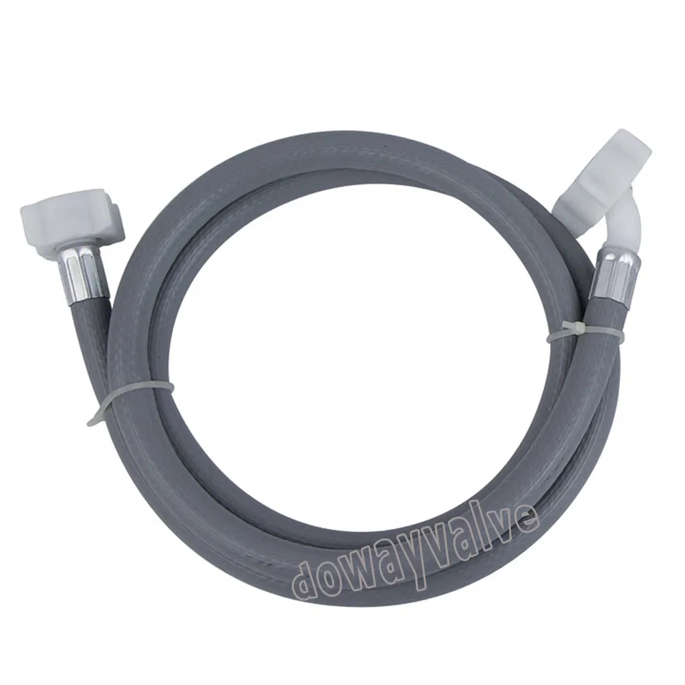 PVC White Washing Machine Drain Inlet Hose