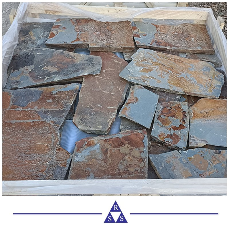 Decoration Marble Granite Natural Stone Rusty Slate Tile Wall Panel Sheet
