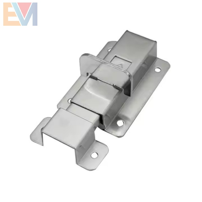 Thickened Stainless Steel Bolt Lock Latch Security Door Pin for Wooden and Toilet Door Furniture Latch