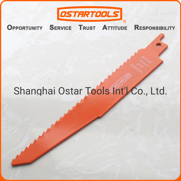 S610df Bi-Metal 6 Tpi Sabre Reciprocating Saw Blade for Demolition Work