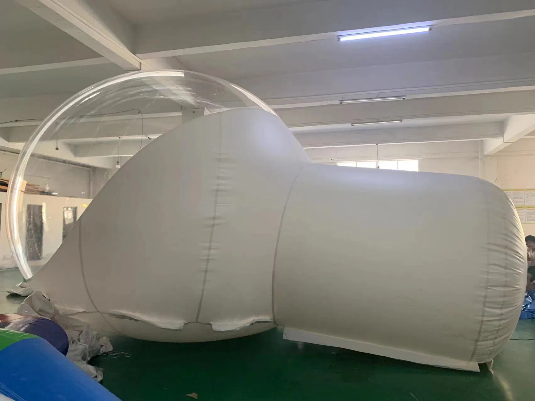 Inflatable Bubble Room with Privacy Curtains