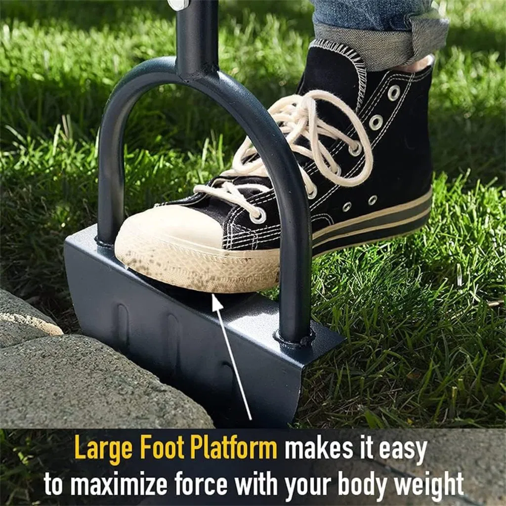 3.5FT Manual Lawn Border Edger Tool for Grass Edge and Garden Trimming