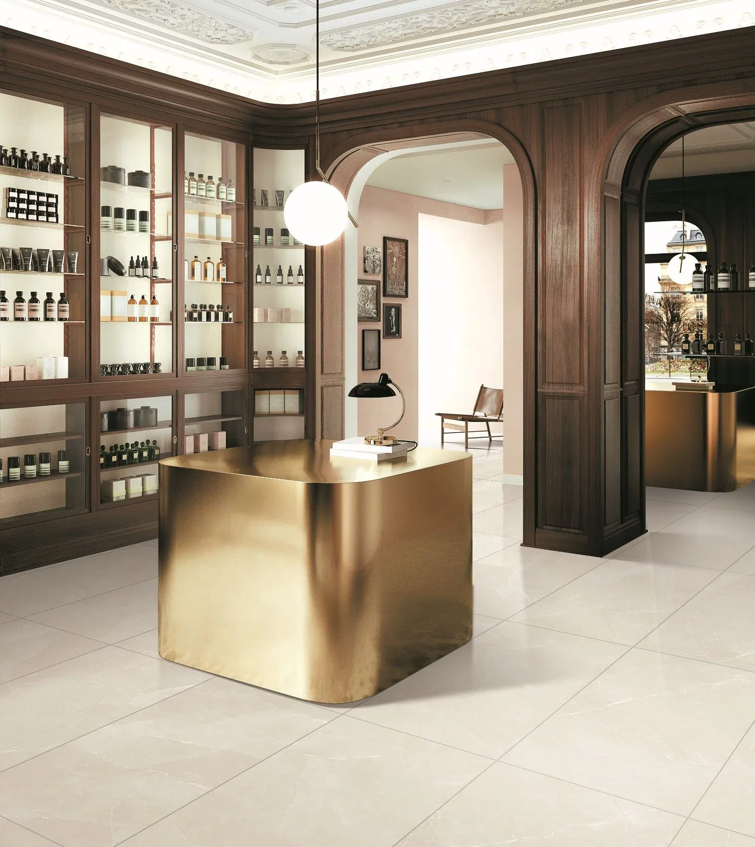 Elegant 60X120cm Glossy Ceramic Tiles for Modern Interiors