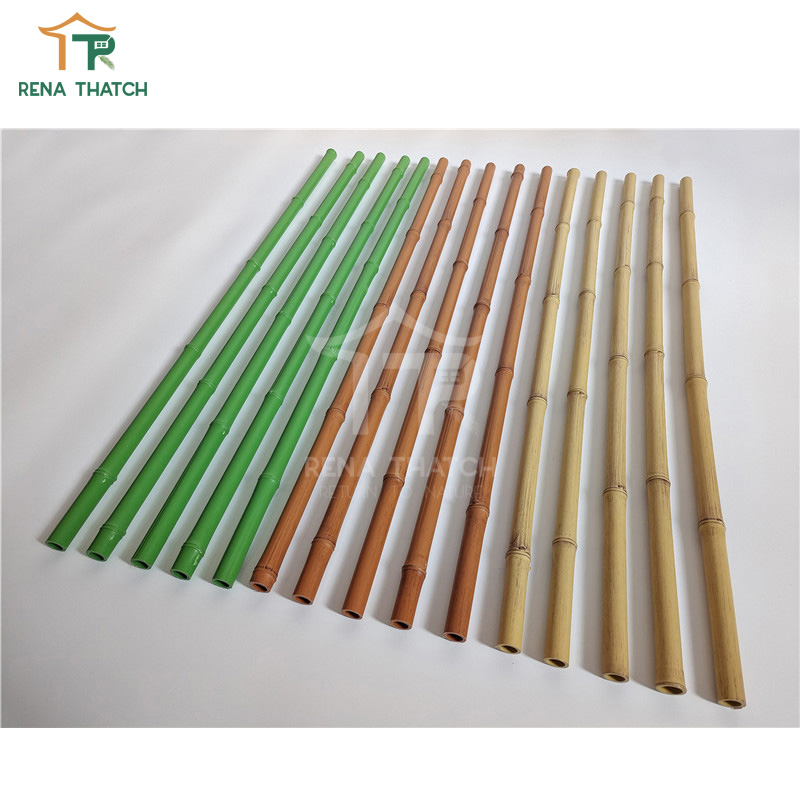 3.6cm Dia. Synthetic Faux Artificial Bamboo Poles Synthetic Bamboo Plastic Bamboo Stick for Garden