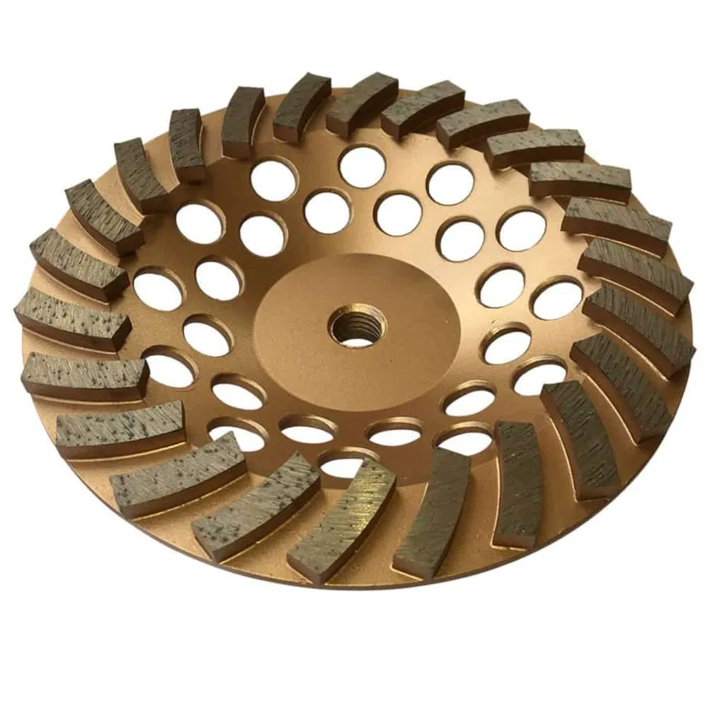 7" Diamond Grinding Wheels for Masonry 24 Segments Bond 5/8"-11 Arbor