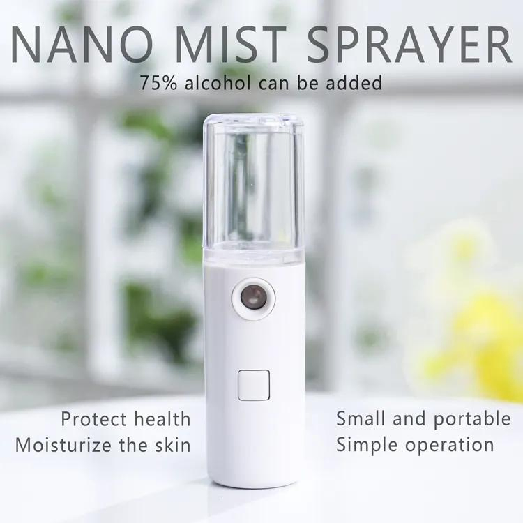Auto Touchless Hand Disinfection Alcohol Nano Mist Sprayer Dispenser Small Spray Electric Automatic Alcohol Sprayer