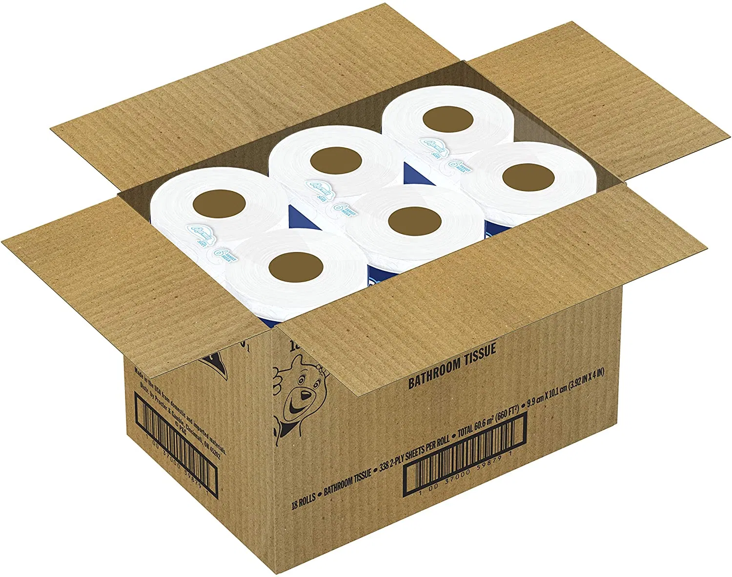 Factory Wrapping Roll Organic Bamboo Pulp Toliet Tissue Paper