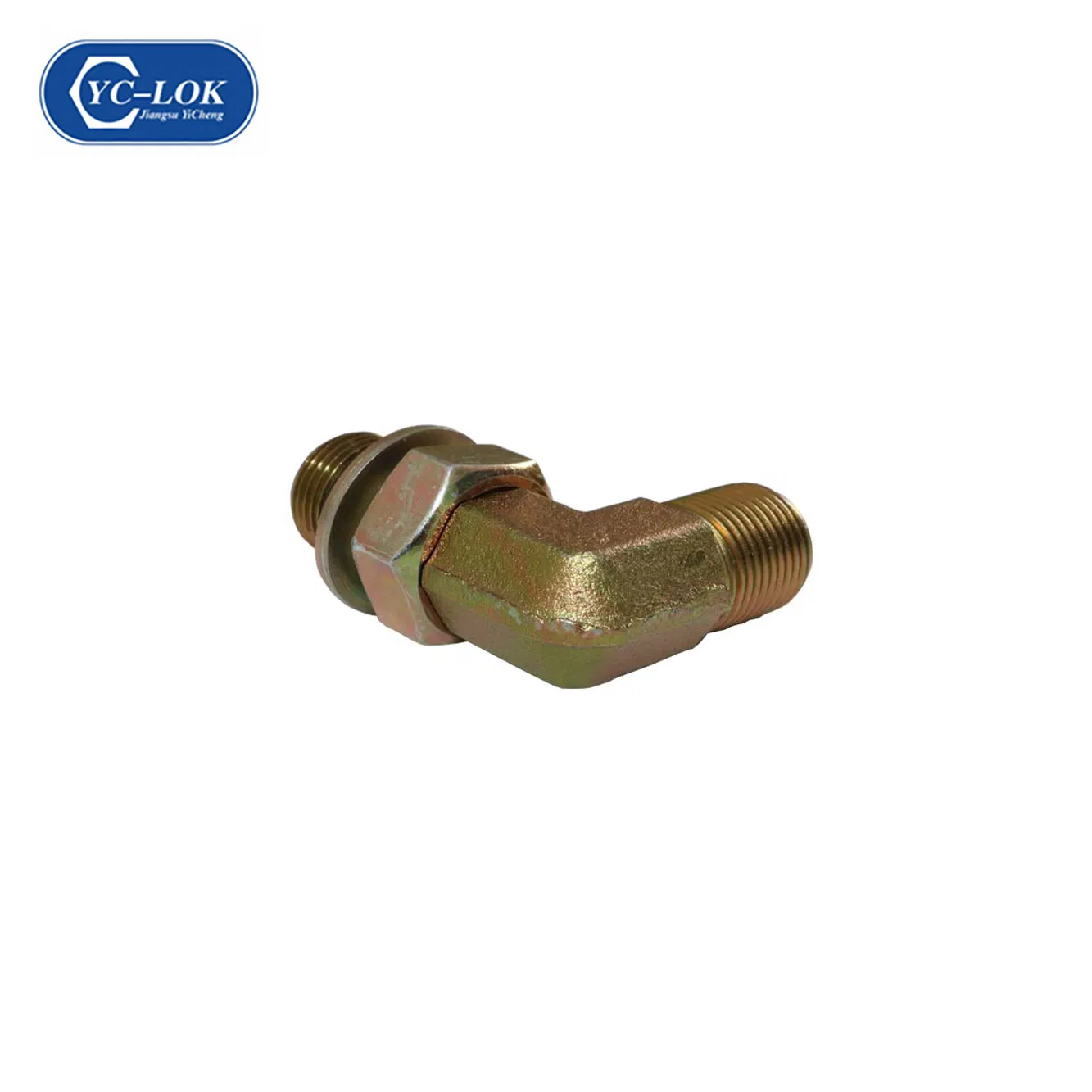 90 Degree Elbow Bsp Thread Stud Ends Hydraulic Pipe Fitting