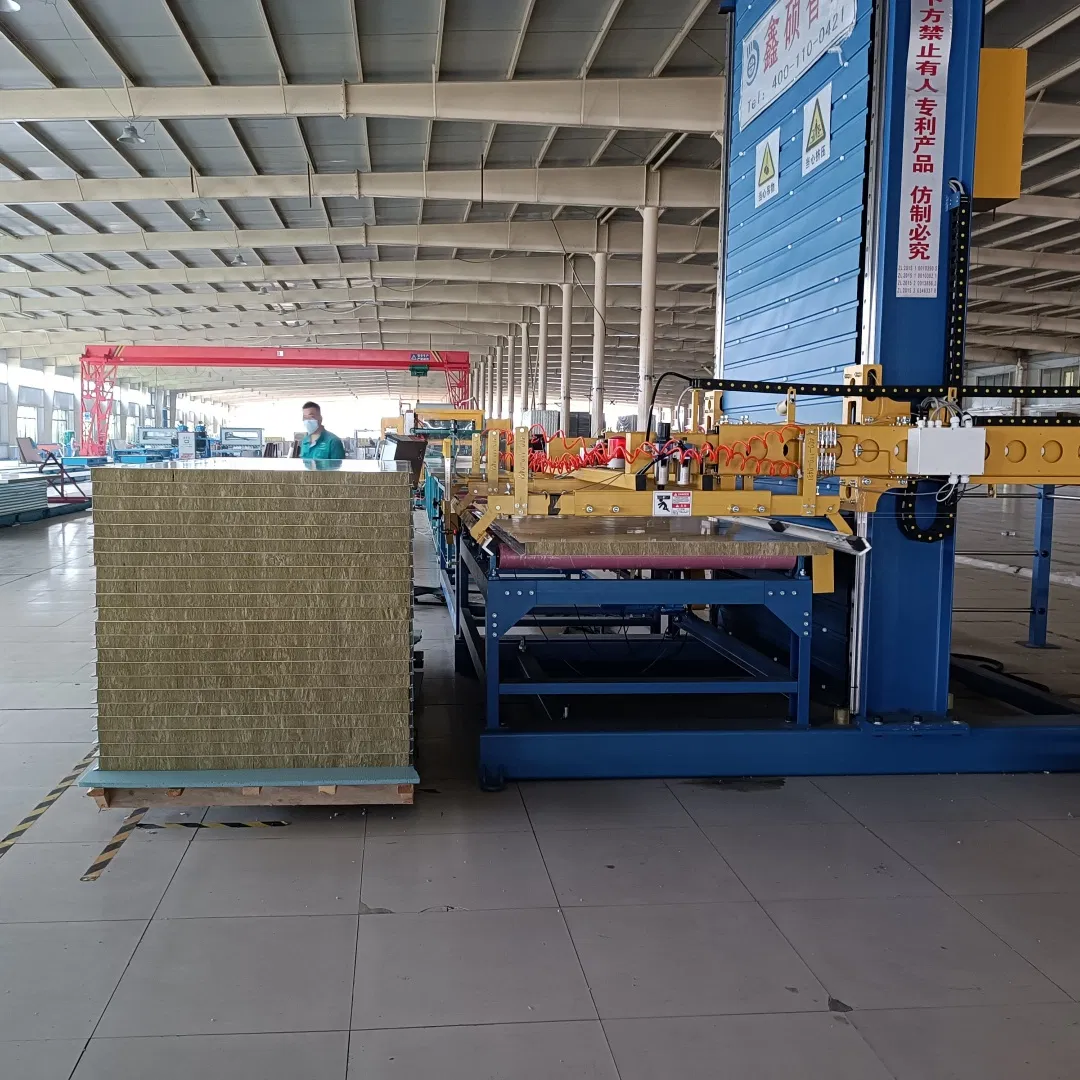 Fireproof Waterproof Thermal Insulation Sound Insulation Rock Wool Sandwich Panel Metal Wall Roof Clean Room Panel