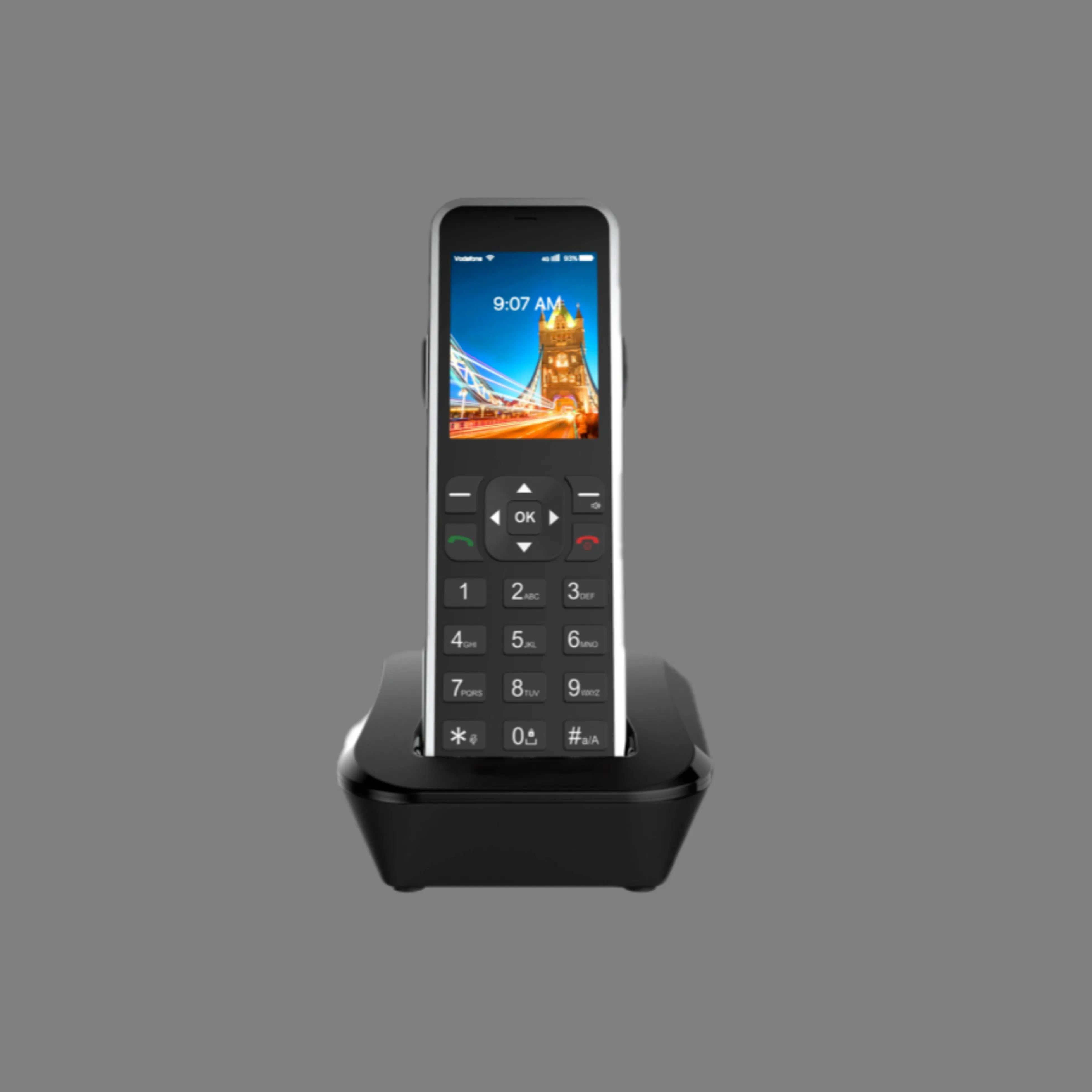 Wireless 4G GSM Senior Phone with SIM Card Included