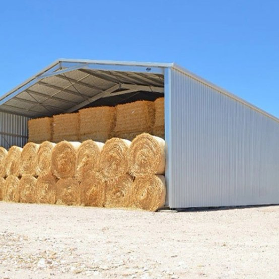 Custom Made Steel Structure Barn Hay Shed Farm Warehouse Insulated Kennel