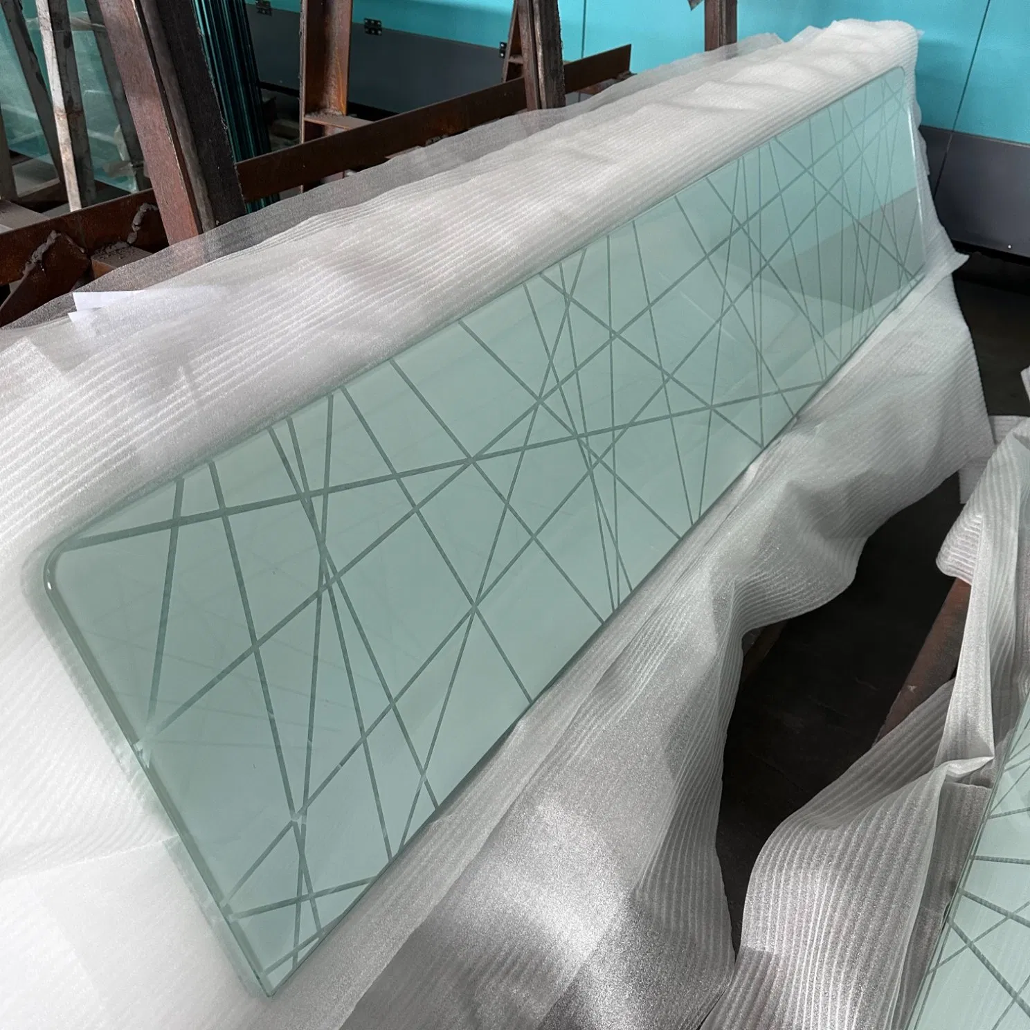 Custom Art Silk-Screen Printing Safety Laminated Glass Manufacturer