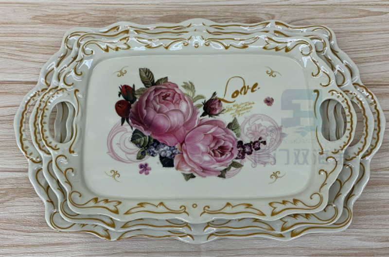Custom Printed Melamine Serving Trays Sets Wholesale
