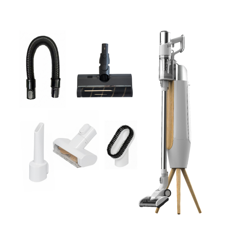 2025 High Power Cordless Vacuum Cleaner for Hotels Auto Empty Dust Collection Auto Dumping Station Handheld Bagless Battery