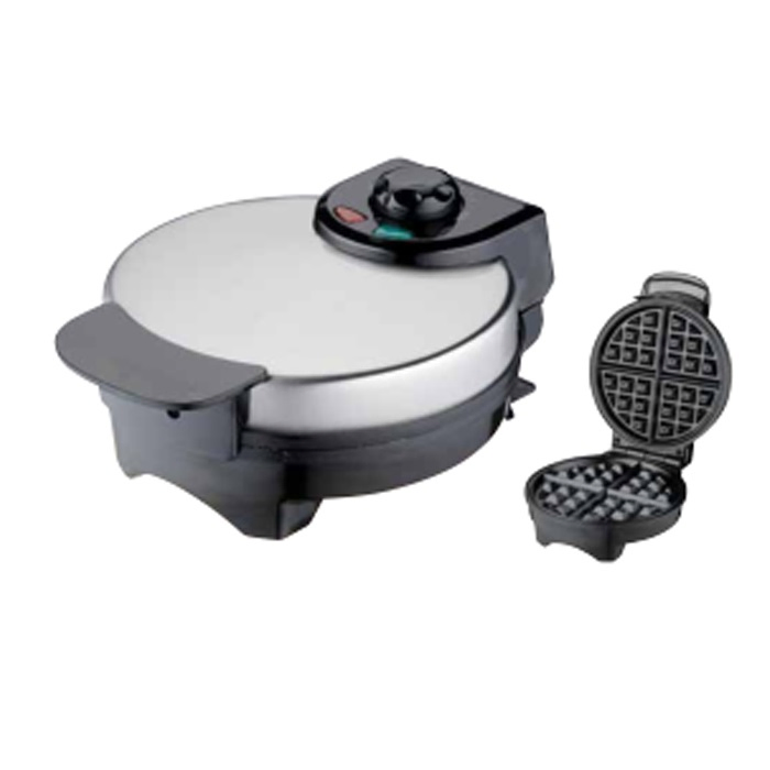 850W Mini Waffle Maker with Non-Stick Coated Plate with Temperature Control