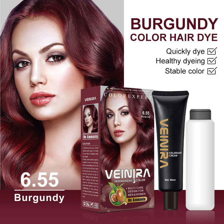 No Ammonia Hair Color Cream Hair Dye Wholesale OEM Private Label China Factory Tintes Para EL Cabello