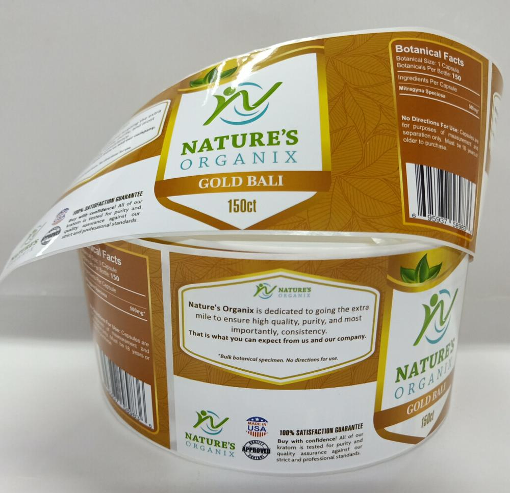 Custom Own Logo Shampoo Bottle Label