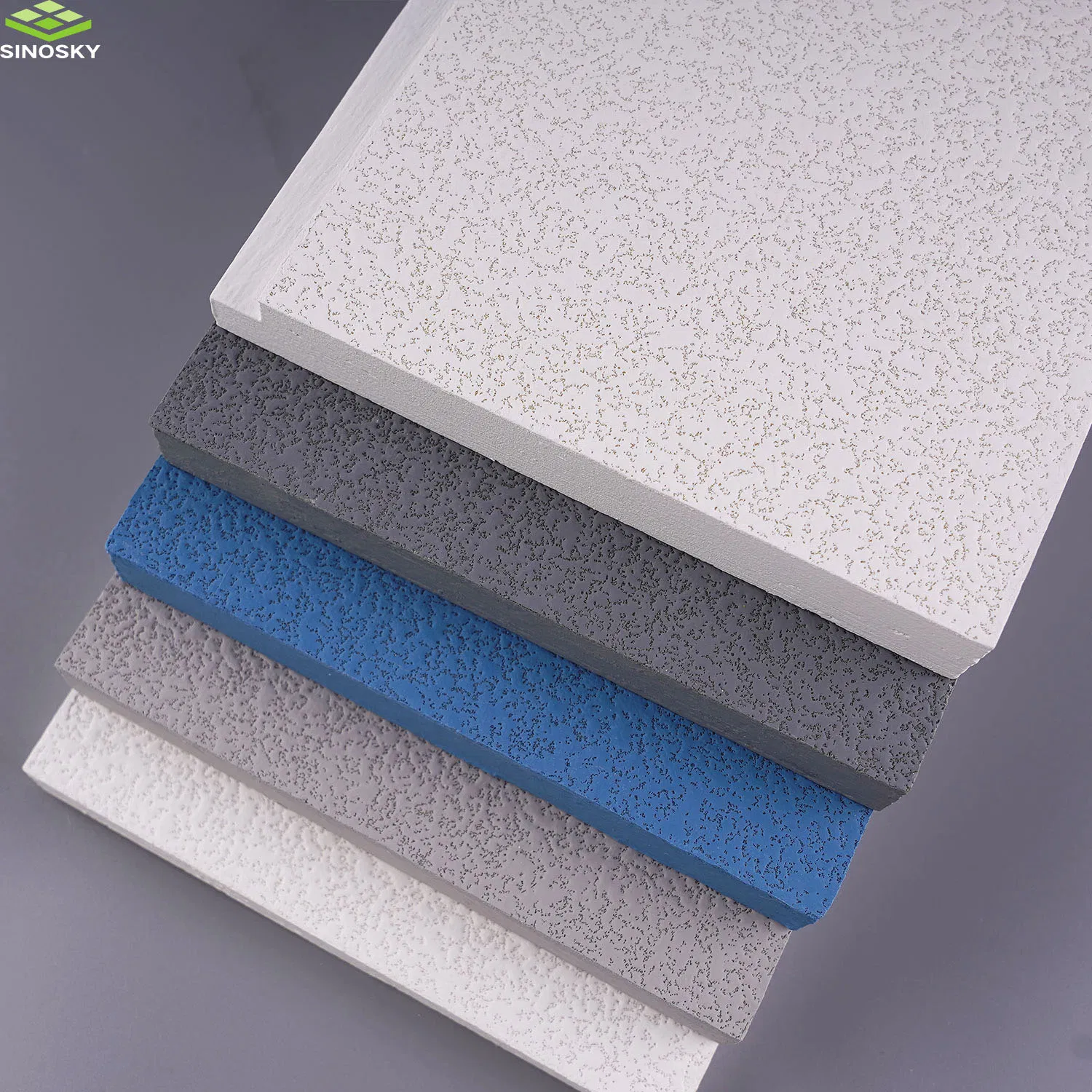 Soundproof Material Suspended Ceiling Fiber Glass Acoustic Ceiling Panel