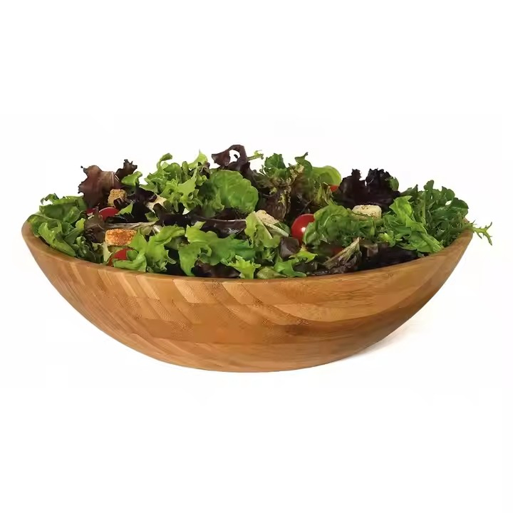 Catalogue of Solid Bamboo Bowl and Acacia Wood Salad Bowl