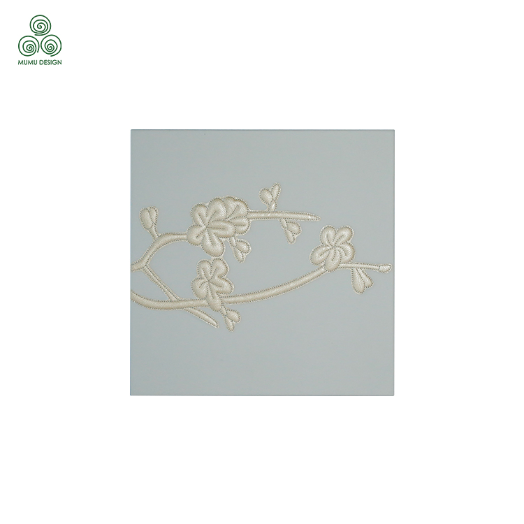 Integrating Multi Shape 3D Relief and Chinese Embroidery for Indoor Wall Panel