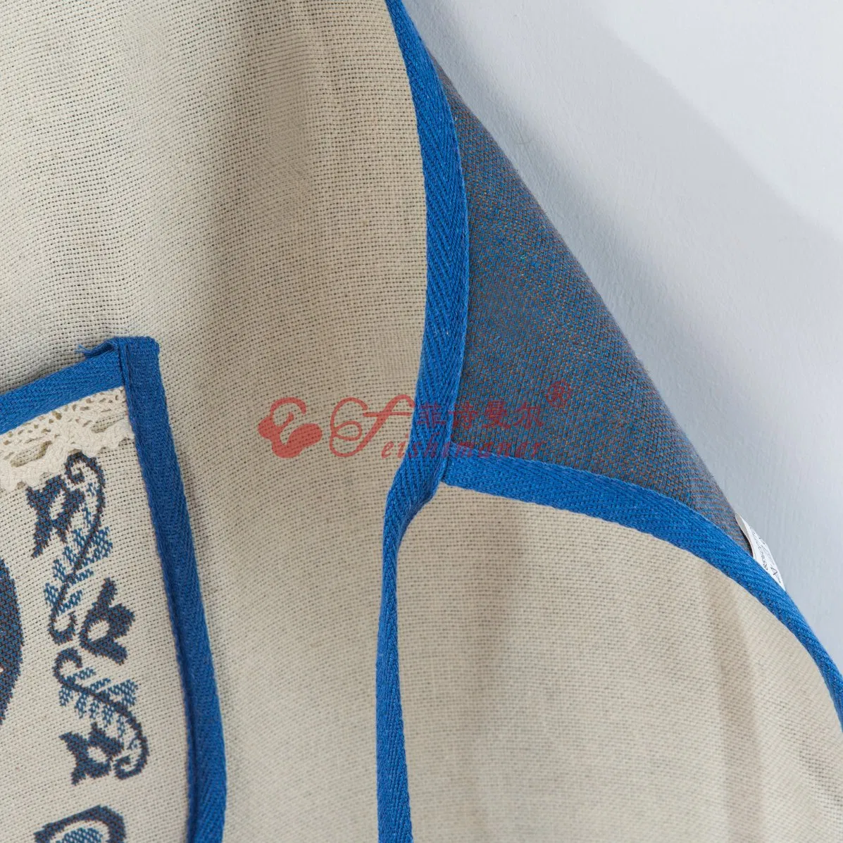 New Stylish Restaurant Waist Kitchen Cooking Cotton Hemp Aprons Barista Apron