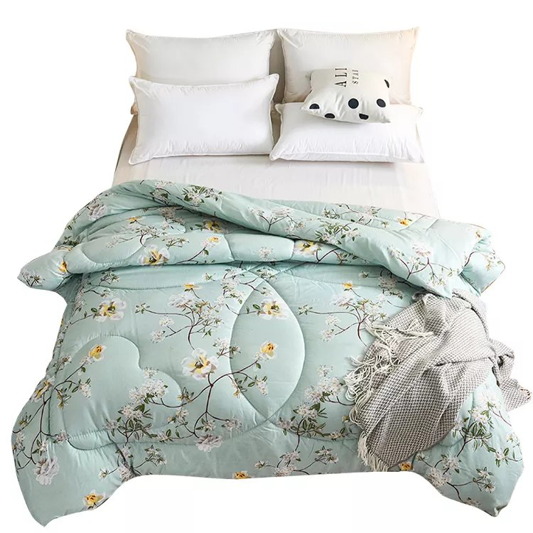 Bedding Polycotton Embroidered Lace Korean Comforter