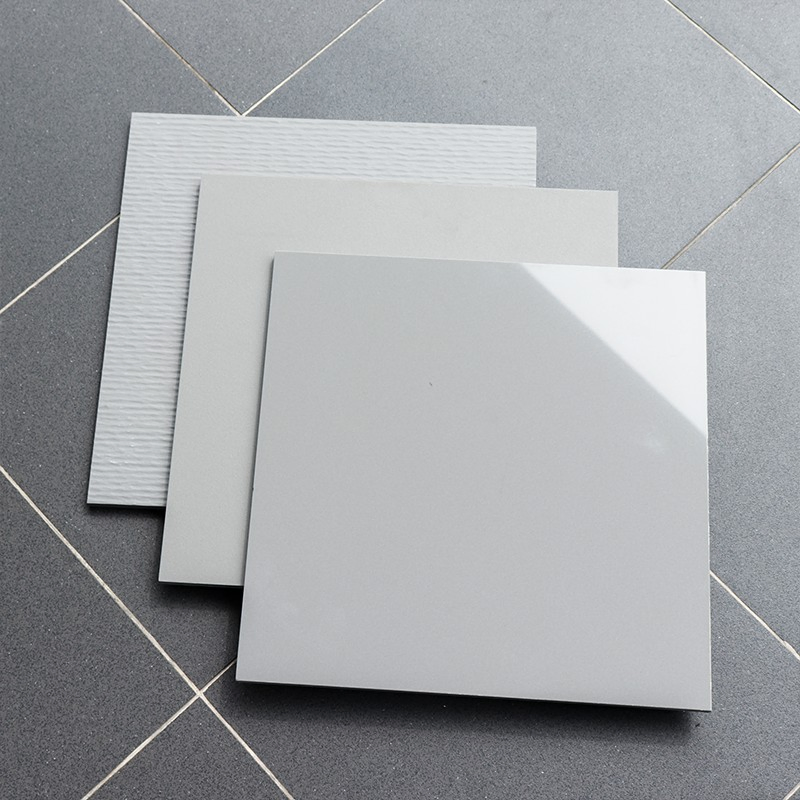 30X30/30X60/60X60cm Super Black and White Brown Porcelain Floor Tile for Living Room Bathroom Kitchen Floor