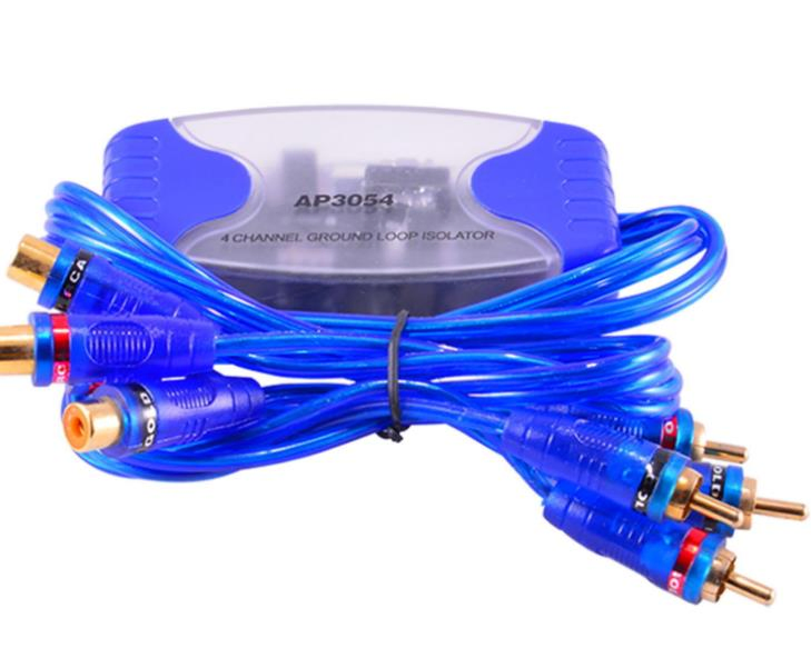 Кабель Y-типа 2RCA-2RCA, прозрачный