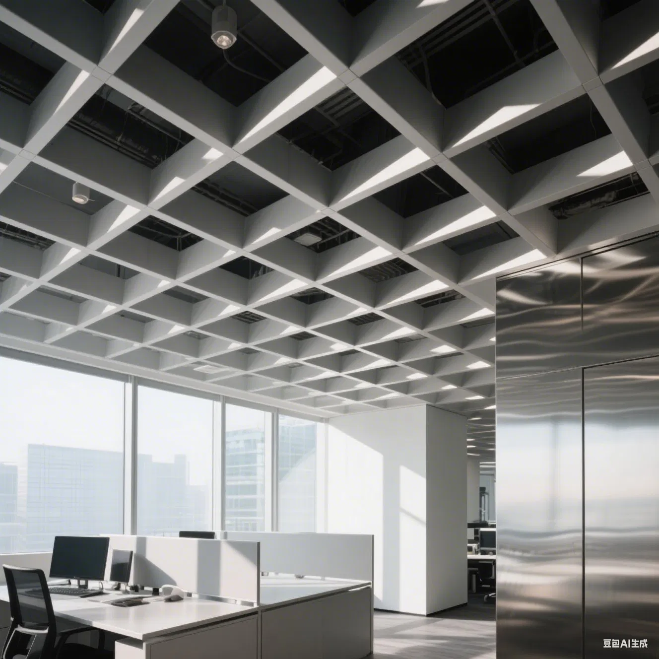 Modern Grille Aluminum Ceiling Panels for Stylish Interiors