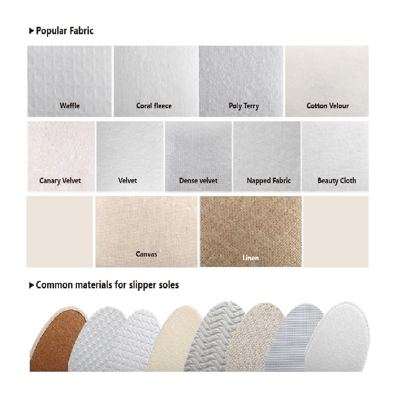 Hotel Guest Room Slippers Velour Customized Cotton Hotel Slipper 04