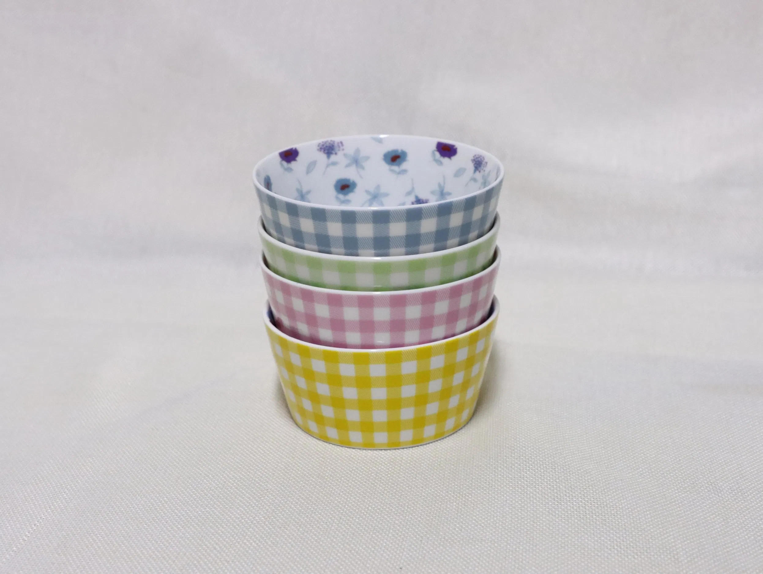 Ceramic Snack Bowl, Inside and Outside Full Decaled Ceramic Tableware Serve Bowl