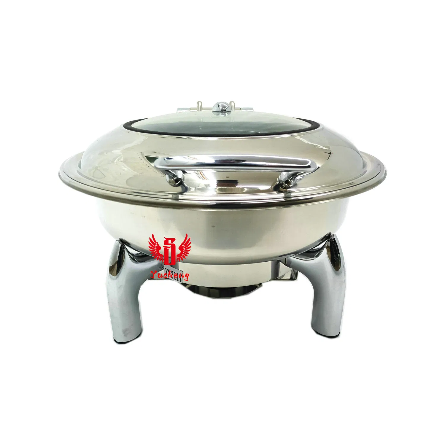 6L Hotel Hydraulic Round Bracket Stainless Steel Chafing Buffet Dish Set China