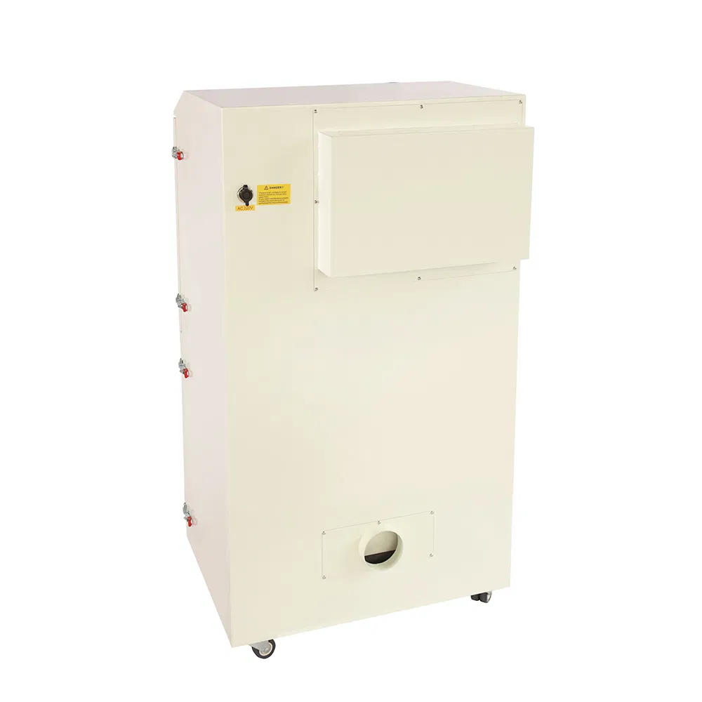 Pure-Air PA-1500TS-LT-IQ Fume Extractor System Design For 1390 CO2 Laser Cutting Leather