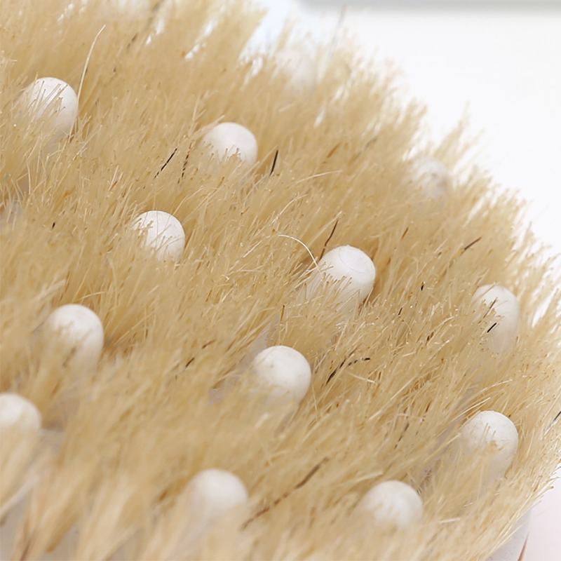 Bodi Brush Boar Bristle Bath Shower Brushes Cellulite Nodules Exfoliating Scrubber Massage Wooden Dry Brush