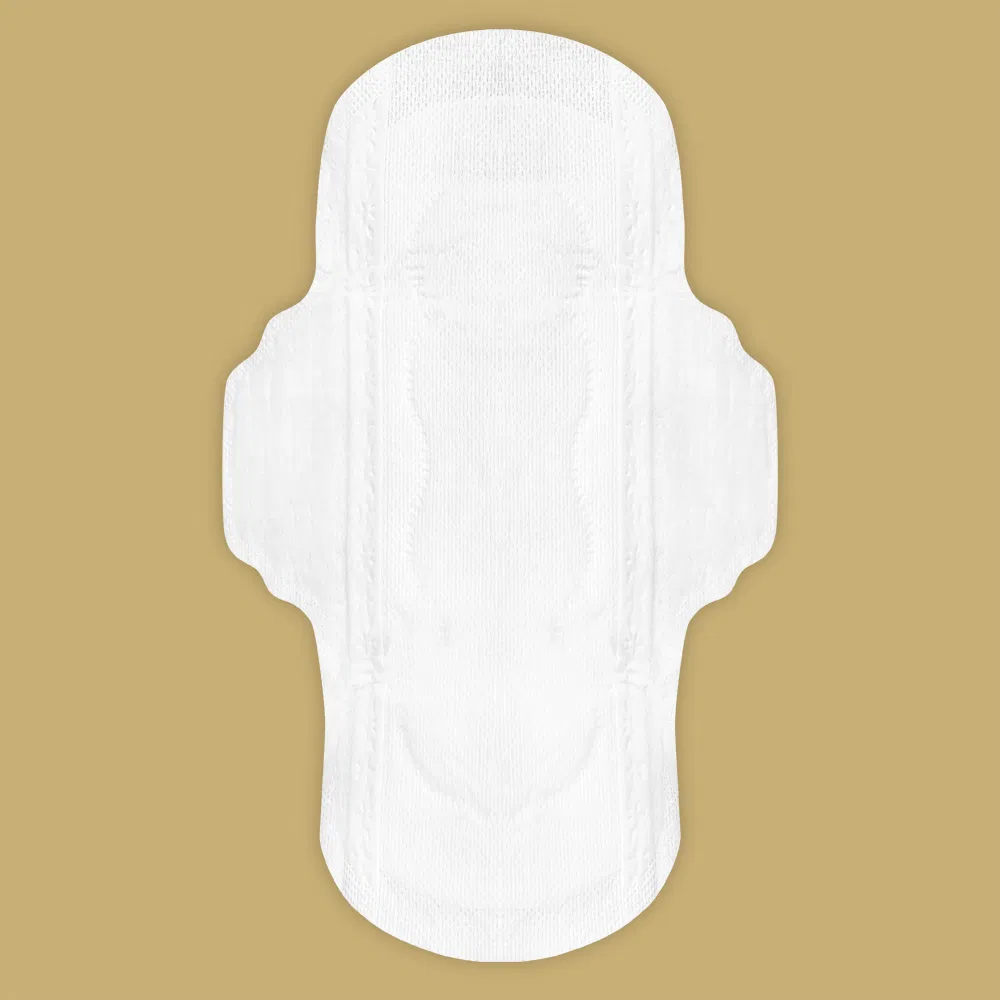O2 Hot Sell Eco Friendly Natural Hemp Fiber Ultra Thin Super Absorbent Menstrual Period Disposable Sanitary Napkin Women Pad with Wings
