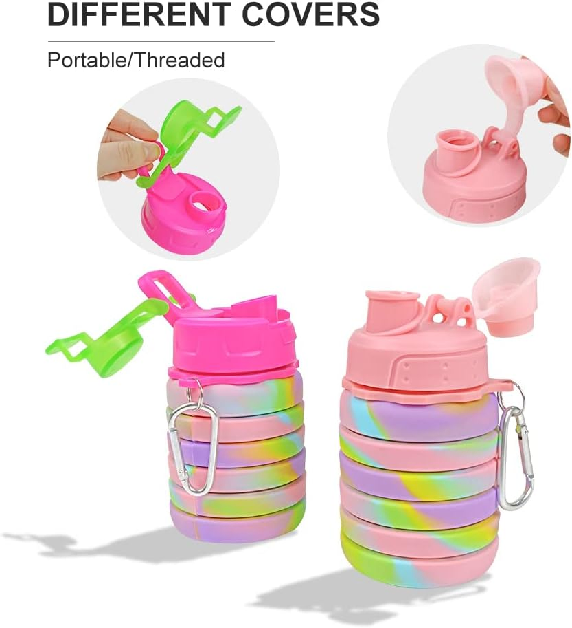 2025 New Outdoor Portable Folding Cup Sports Water Bottle