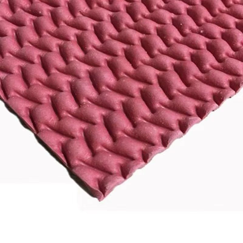 Hotel Flooring Installation Accessories Elastic Natural Rubber Carpet Underlay with Stitching Paper