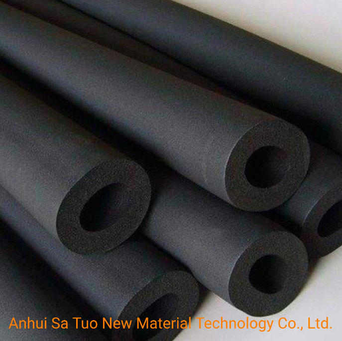 EPDM & NBR/PVC Heat-Resistance Rubber Foam Pipe Insulation Tube for Air Conditioning System Refrigeration Units and Equipment