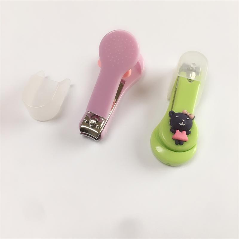 Newest Cartoon Carbon Steel Kids Professional Baby Plastic Nail Clipper Manufacturer