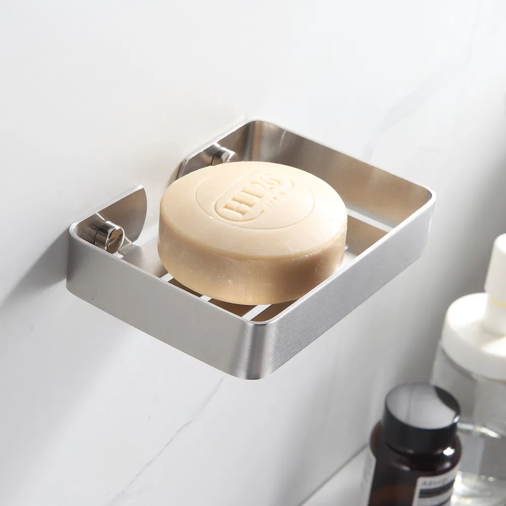 Мыльница настенная из нержавеющей стали Brushed Nickel