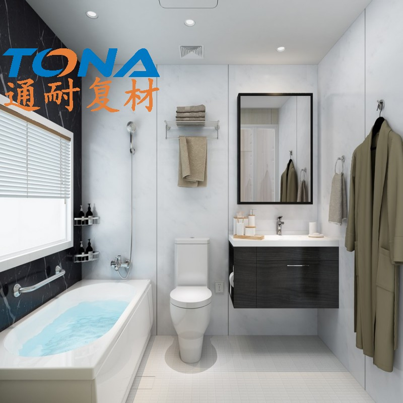 Customized Bathroom Prefab Modular Prefabricated Hotel Integrated Shower Bathroom
