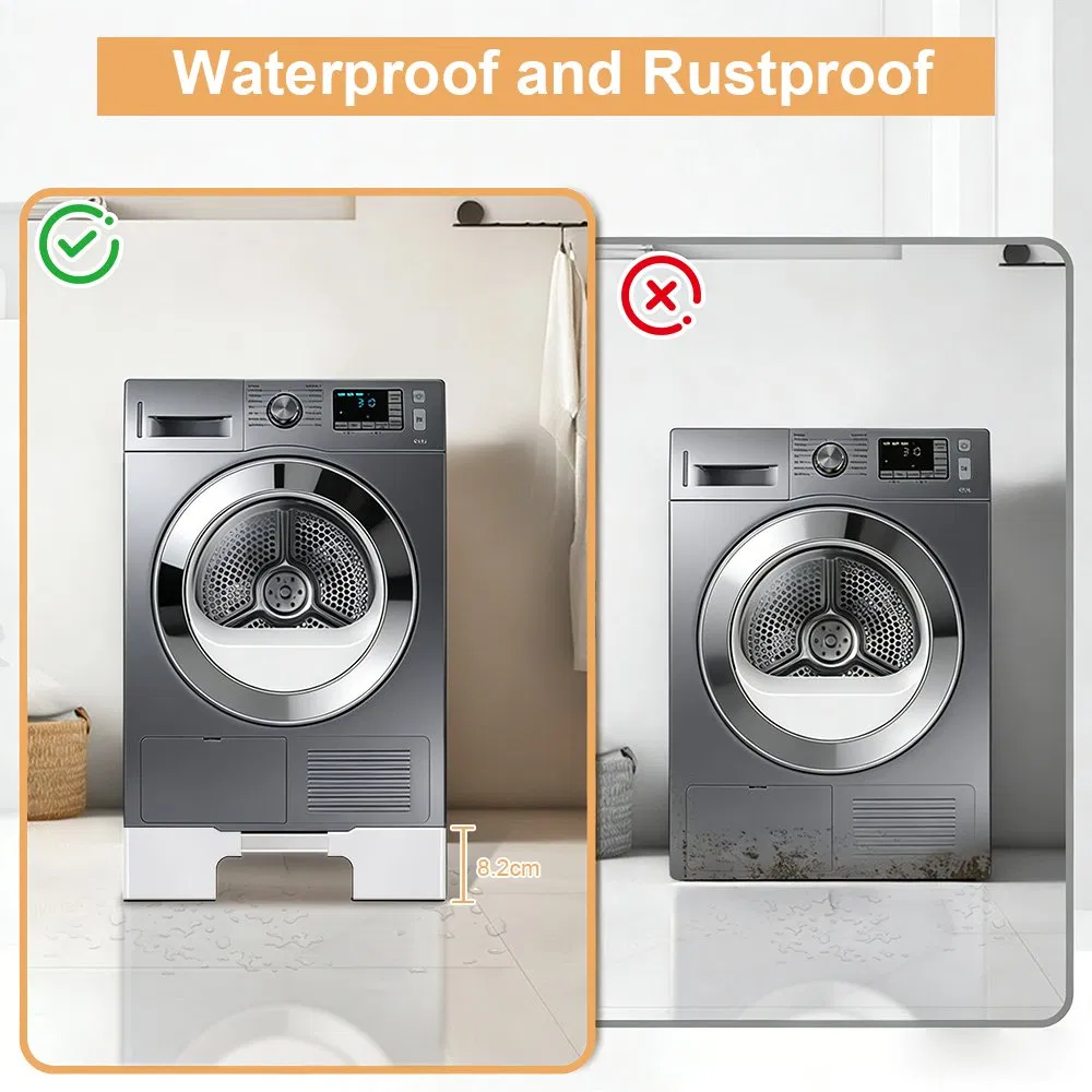Washing Machine Base Movable Refrigerator Stand with Wheels for Easy Cleaning