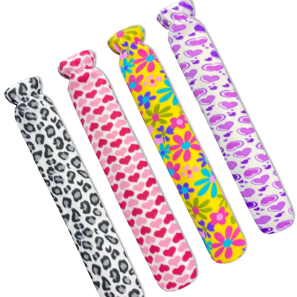 Hot Sale Custom Long Rubber Warmer Heating Hot Water Bag for Winter