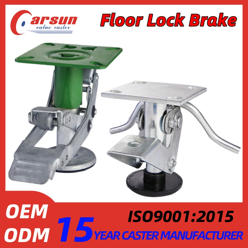 High Quality General Purpose Floor Locks Heavy Duty 4/5/6/8inch Floor Lock Brake